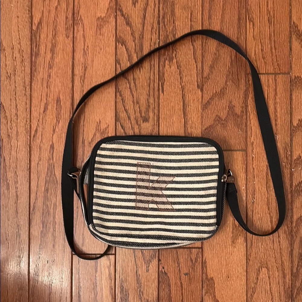 Thirty-One Striped Crossbody Bag